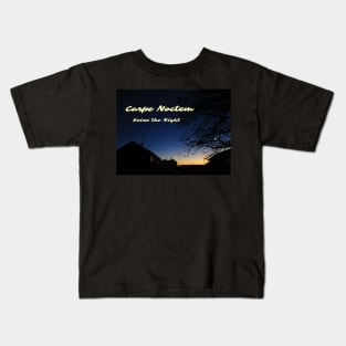 Carpe Noctem - Seize The Night (YOLO) Kids T-Shirt